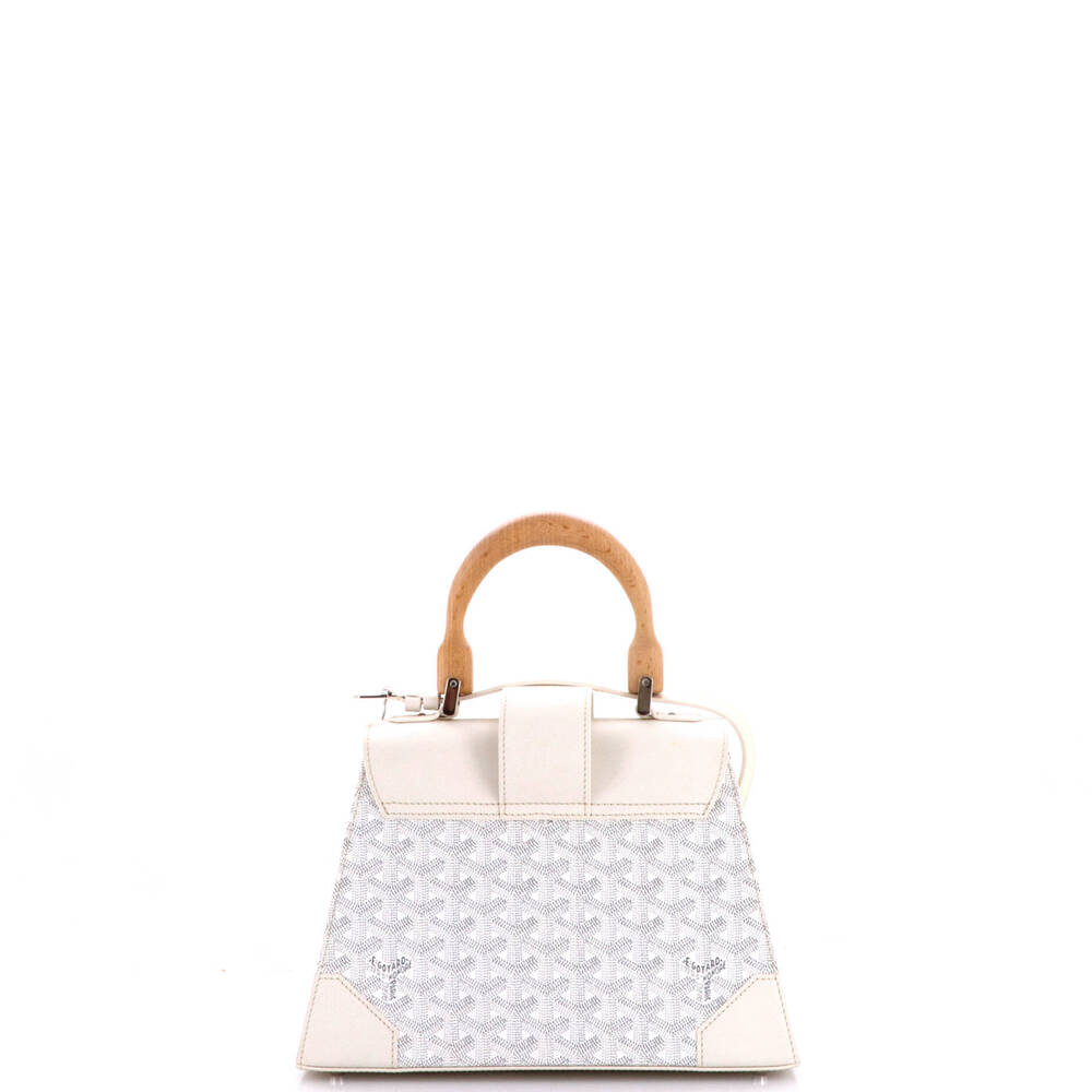 Goyard PM Saigon Top Handle Bag Coated Canvas with Leather - Picture 3 of 7